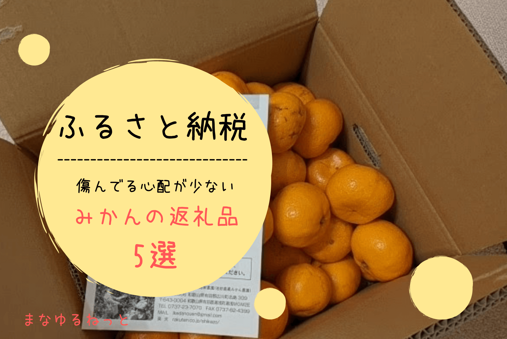 ふるさと納税で腐っている心配がないみかん5選